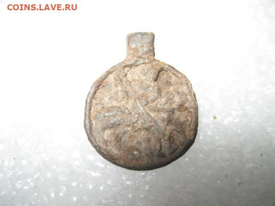 Георгий или Егорий на коне. Иконка-ладанка. Атрибуция-оценка - IMG_5064.JPG