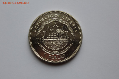 Либерия 1 доллар 1997 Стегозавр до 04.06 - IMG_0530.JPG