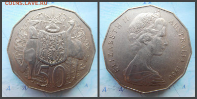 Австралия 50 центов, 1980 - 4
