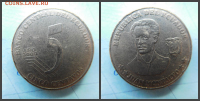 Эквадор 5 сентаво, 2000 - 18