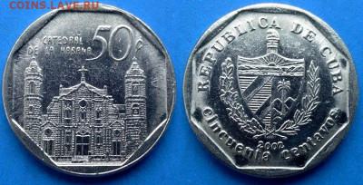 Куба - 50 сентаво 2002 года до 8.06 - Куба 50 сентаво, 2002