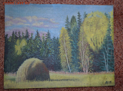 картина ВВеденский "Август холст, масло 30*39см - август 30 39 1.JPG