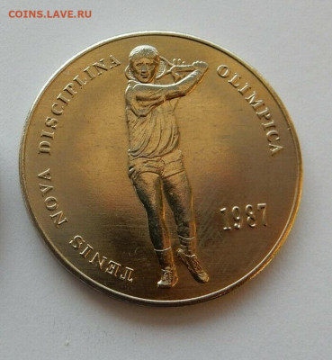 Андорра 2 динера 1987 XXIV Олимпийские Игры Сеул 1988 теннис - andorra_2_dinera_1987_xxiv_letnie_olimpijskie_igry_seul_1988_olimpiada_tennis_sport