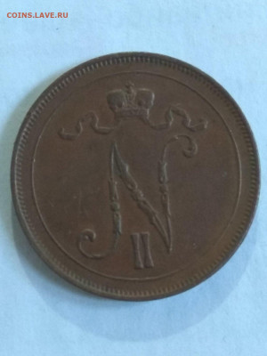 РИ.Финляндия. Николай II. 1916. 10 пенни.AU до 07.06 в22.00 - 817702317
