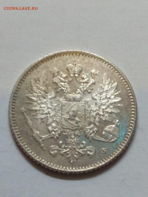 РИ.Финляндия. Николай II. 1916. 25 пенни aUNC. 07.06 в 22.00 - 720118380