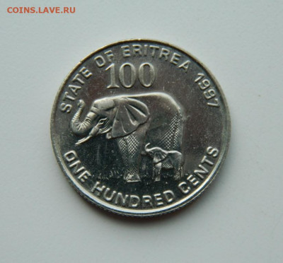 Эритрея 100 центов 1997 г.(Фауна) до 08.06.20 - DSCN9869.JPG
