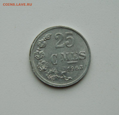 Люксембург 25 сантимов 1963 г. до 08.06.20 - DSCN9953.JPG
