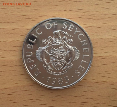 Крона Шайба Сейшелы 25 рупий 1983 Всемирная рыбная конференц - krona_shajba_sejshely_25_rupij_1983_vsemirnaja_rybnaja_konferencija_fao_fao_sejshelskie_ostrova_fauna (1)