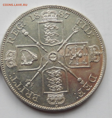 Британия двойной флорин 1887 до 05.06.20 в 22.33 - Двойной р