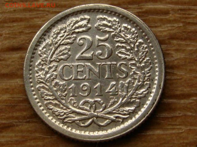 Нидерланды 25 центов 1914 до 09.06.20 в 22.00 М - IMG_6497.JPG