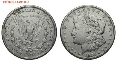 США. 1 доллар 1921 г. Морган. До 09.06.20. - DSH_8085.JPG