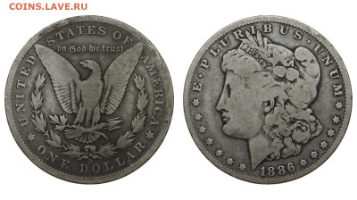 США. 1 доллар 1886 г. Морган. До 09.06.20. - 1886.JPG