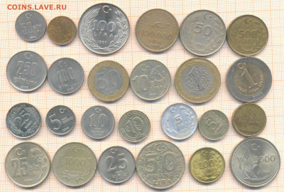 Турция 25 монет, до 10.06.2020 г. 22.00 по Москве - Турция 25 монет 162