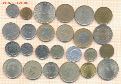 Турция 25 монет, до 10.06.2020 г. 22.00 по Москве - Турция 25 монет 162а