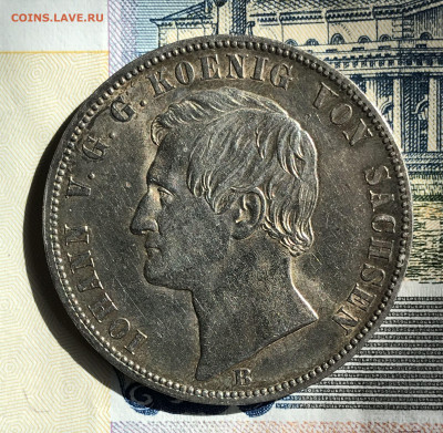 1 талер 1871 г. победный Саксония - 6B06C571-6B1D-45CA-A53A-47BE36DF8074