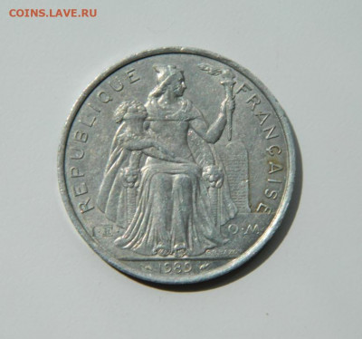 Новая Каледония 5 франков 1989 г. (Фауна). до 11.06.20 - DSCN9877.JPG
