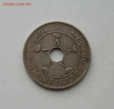 Бельгийское Конго 10 сантимов 1922 г. до 11.06.20 - DSCN9965.JPG
