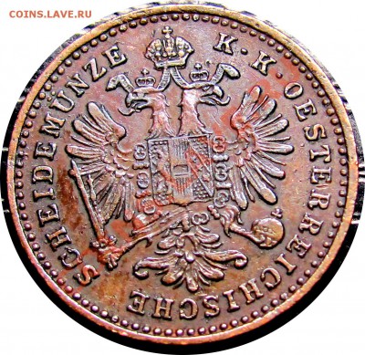 C55 Австрия 1 крейцер 1881 до 11.09 в 22°° - C55 1 kreuzer 1881_2
