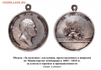 Медаль За Полезное Александр 1 - Безымянный
