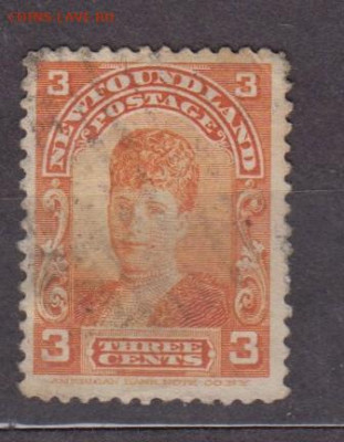Колонии Ньюфаундленд 1897 1м 3ц по фиксу до ухода в архив - 165