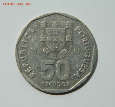 Португалия 50 эскудо 1989 г. (Парусник)крупная!. до 11.06.20 - DSCN9883.JPG