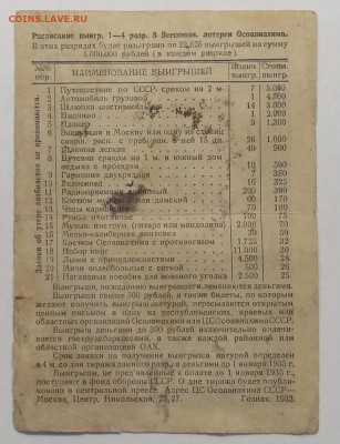 Билет 8-й Всесоюзной лотереи ОСОАВИАХИМА 1933 г.до 12.06. - IMG_20200607_110651