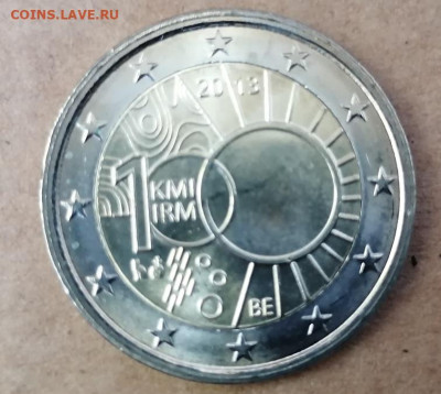 2 Евро 2013 Метеорологический институт до 10.06.20 22.00 - Бельгия реверс