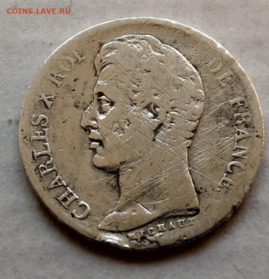 Франция 1 франк 1828 до 22-00 10.06 - IMAG7069~2