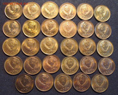 Штемпельные 1 коп СССР, 1982, 1985 - 89 гг, 29 монет. - IMG_7499.JPG