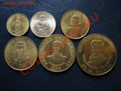 Парагвай набор 6 монет 1992-2002 люди до 08.09 в 21.00 М - Изображение 101