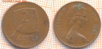 Фиджи 2 цента 1981 г., до 15.06.2020 г. 22.00 по Москве - Фиджи 2 цента 1981 329