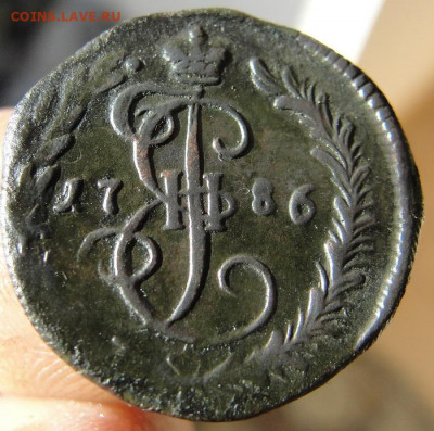 Сибирская копейка 1777 с довеском - 1786r