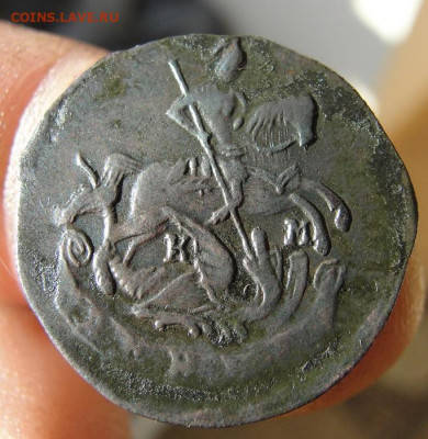 Сибирская копейка 1777 с довеском - 1786a
