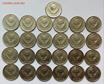10коп.(1961÷91гг) (25шт) до 14-06-2020г. - 20180504_154136-1