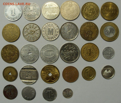 28 жетонов мира без повторов. - Жетоны - 1