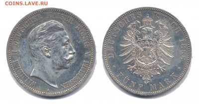 5 марок 1888 полир - 555