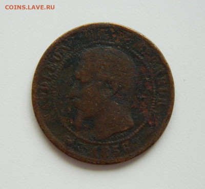 Франция 10 сантимов 1856 г. до 18.06.20 - DSCN0028.JPG