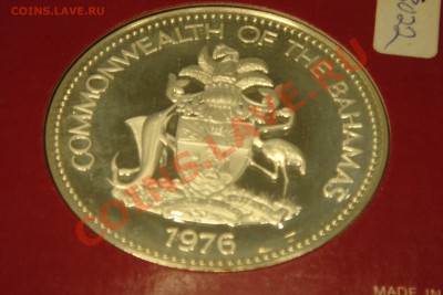 Багамы 10 долларов (независимость) серебро - DSC00024.JPG