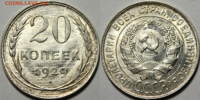 20 копеек 1929г. UNC Шлифовка с 200 до 18.06.20 (22:00) - 9D18938D-E607-4527-8235-5D9541356A0E