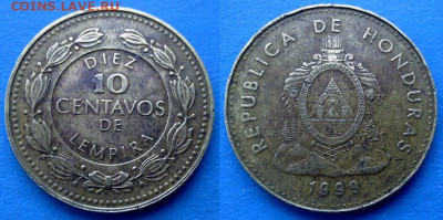 Гондурас - 10 сентаво 1999 года до 20.06 - Гондурас 10 сентаво, 1999