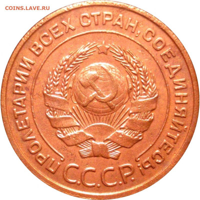 2 копейки 1924 г. - две длинных ости - 2052a