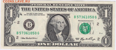 1 доллар США 2006 г. до 22.06.20 г. в 23.00 - 027
