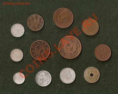 Красивая подборка монет Японии до 1946 - 12 штук (10.09) - сканирование0006