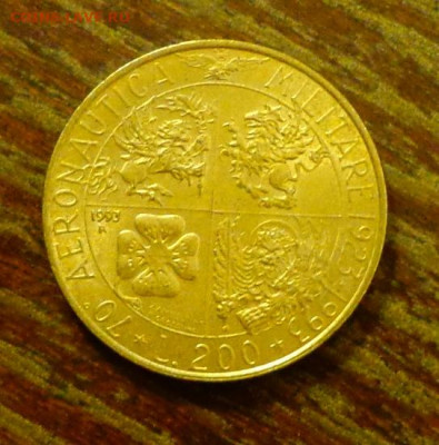 ИТАЛИЯ - 70 ЛЕТ ВОЕННОЙ АЭРОНАВТИКЕ до 23.06, 22.00 - Италия - 200л 70 лет военной аэронавтике