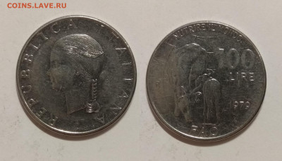 Италия 100 лир 1979 года № 1 - 23.06 22:00м - IMG_20200613_120703