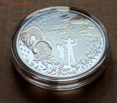 Ниуэ. 1 доллар 2018 Save to be safe Серебро на оценку. - IMG_20200615_154238