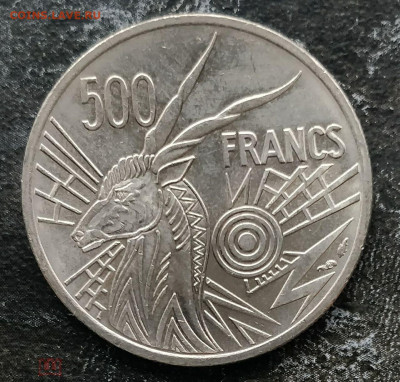 ЦЕНТРАЛЬНАЯ АФРИКА (BEAC) 500 франков 1979 до 23.06 - 190058016