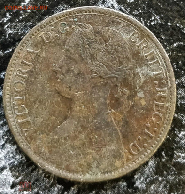 ВЕЛИКОБРИТАНИЯ фартинг 1868 (Королева Виктория) до 23.06 - 188128057 (1)