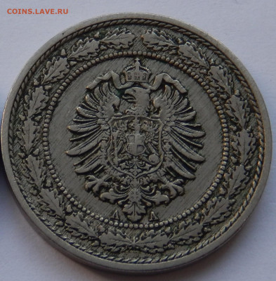 Германия 20 пфеннигов 1888 до 23.06.20 в 22.33 - DSCN5492~01