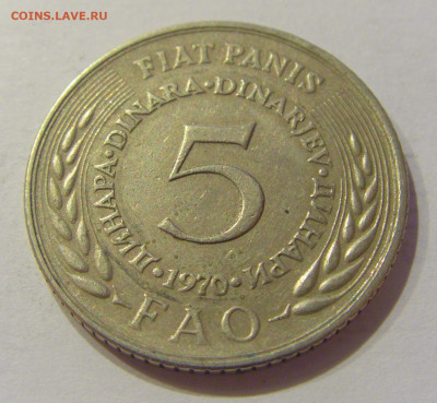 5 динар 1970 ФАО Югославия №1 26.06.2020 22:00 МСК - CIMG0449.JPG